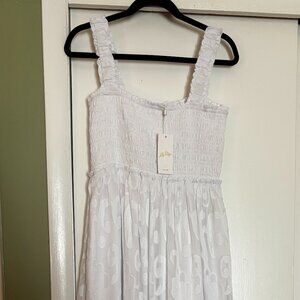 NWT Lilly Pulitzer Long White Dress L